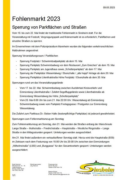 Datei:Pressemitteilung Verkehrsbeschränkende Maßnahmen anlässlich des Fohlenmarkts 2023 - 02.05.2023 - MEL.jpg