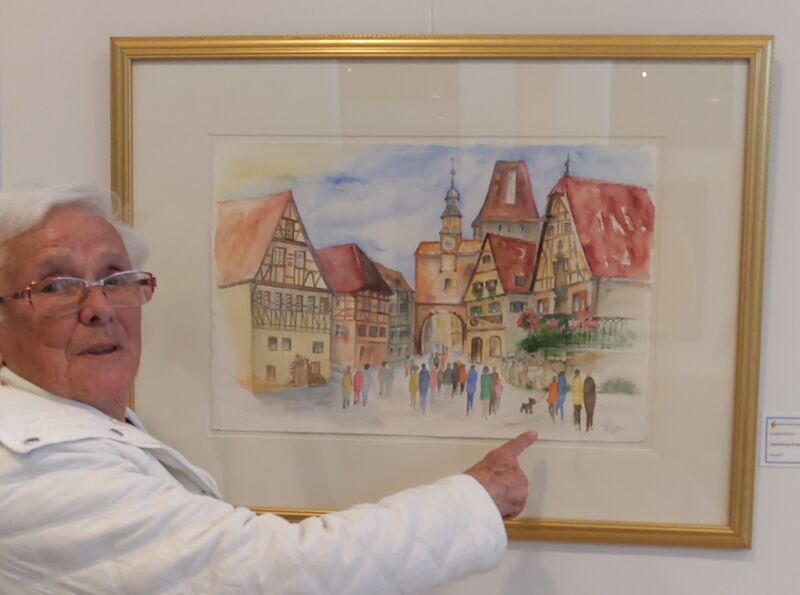 Datei:Annegret Reiner präsentiert Rothenburg ob der Tauber.jpg